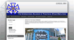 Desktop Screenshot of iatse504.com